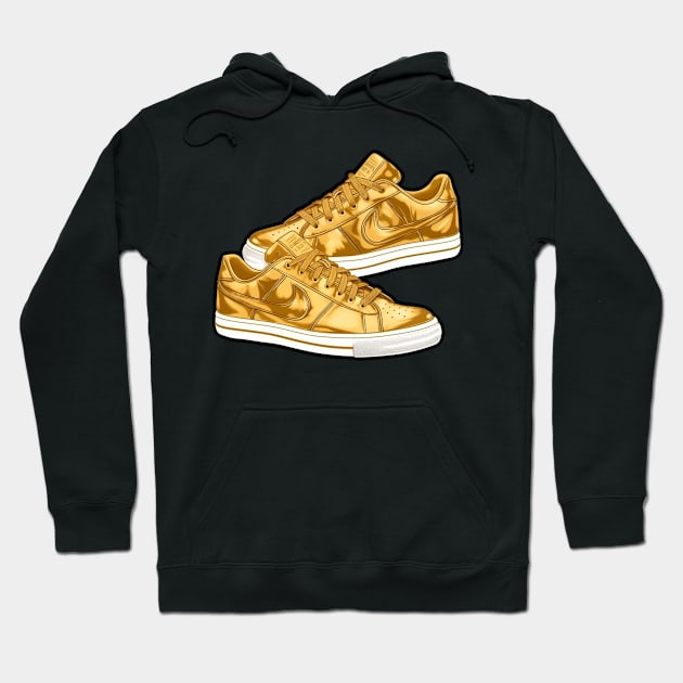 Golden Footsteps Hoodie by SIM1